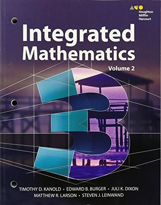 Hmh Integrated Math 3: Interactive Student Edition Volume 2 (Consumable) 201...
