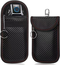 Faraday Bags for Car Keys- 2 Pack Faraday Pouch, RFID Key Fob Protector Signal B