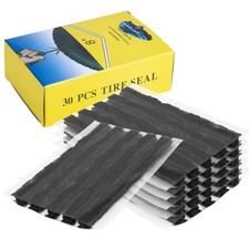 Sixzoo 30 PCS Tire Plugs Heavy Duty, 4" X 0.24" Tire Repair Plugs, Rubber Tir...