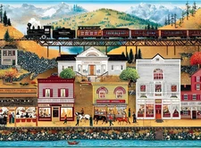 500 Pieces Puzzle for Adults, Retro Train jigsaw puzzles adults,... 