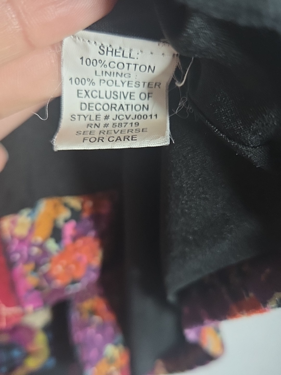 Choices Multicolor Textured Small Button Down Jac… - image 4