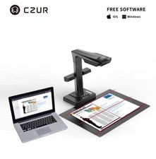 CZUR ET16 Plus Book  Document Scanner, Auto-Flatten Deskew, OCR, for Win Mac