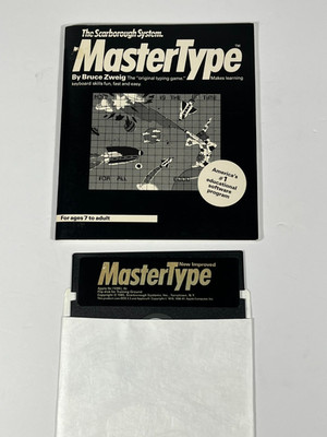 MASTERTYPE by the Scarborough System for Apple II Family - Learn to Type TESTED