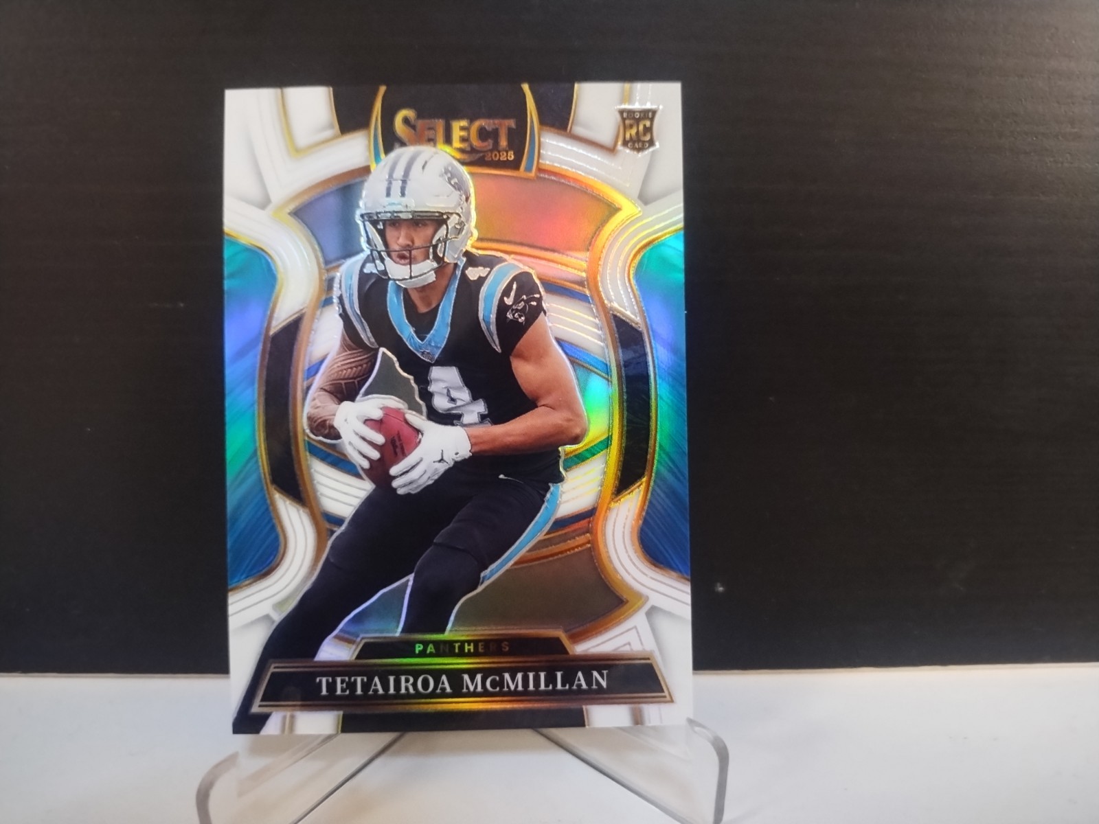 2025 Panini Select Tetairoa McMillan /35  Concourse White Prizm RC Panthers