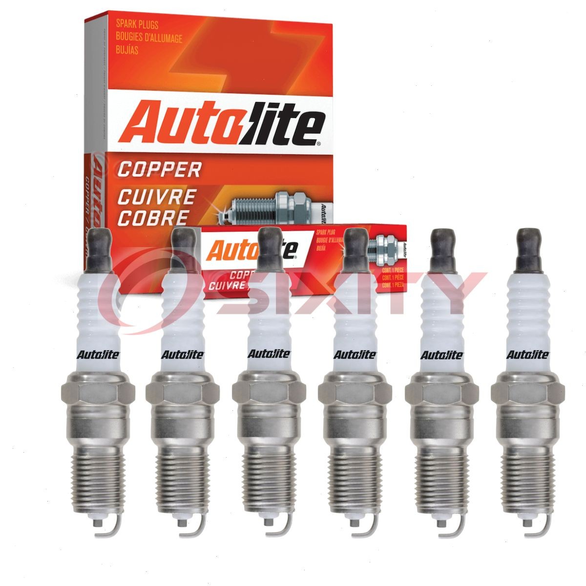 6 pc Autolite Copper Core Spark Plugs for 1993 Oldsmobile Cutlass Cruiser it