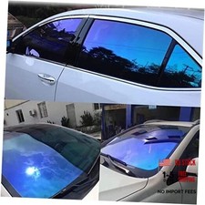 Chameleon Window Tint Film For Cars Car Window Tint 29.52in X 9.84ft Deep Blue Chameleon Window Tint Film For Cars Car Window Tint 29.52in X 9.84ft Deep Blue
