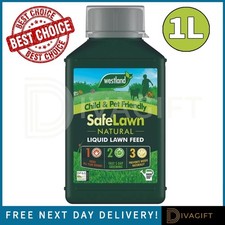 WESTLAND SAFELAWN CHILD AND PET FRIENDLY NATURAL LIQUID LAWN FEED 1L FOR LAWNS