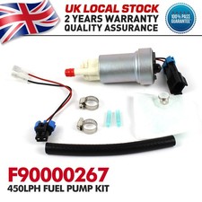 GENUINE WALBRO 450 LPH HIGH PERFORMANCE FUEL PUMP & FITTING KIT F90000267 E85 UK