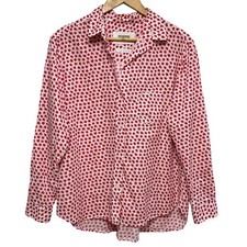 Grayson Frank & Eileen The Hero Button Up Shirt Womens 05 XL Floral Long Sleeve