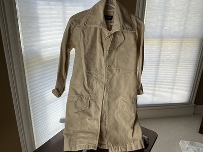 Patrizia Pepe Vintage Coat Size 44 Brown Cotton