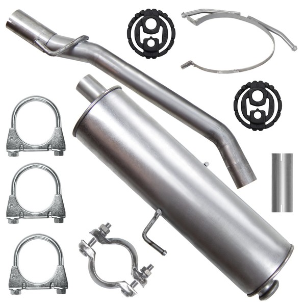 Mitteltopf Auspuff MittelschalldäMpfer FüR Peugeot 806 2.0I 1.9TD 2.0 HDI 2.1 TD-image