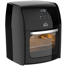 Image of HOMCOM 800-149V70 12L 1800W Air Fryer - Black