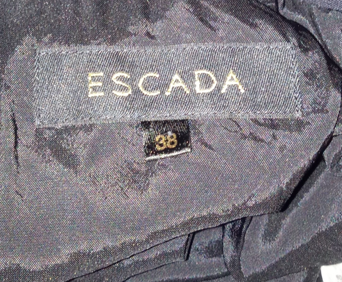 Escada Women's Black Jacket Long Sleeve Full Zip Size 38 - Picture 5 of 7