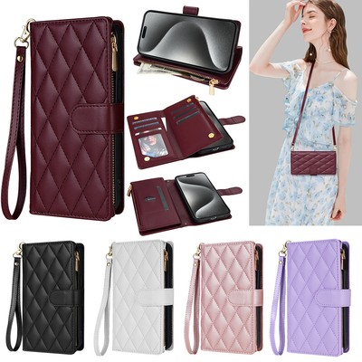 Handy Tasche Wallet Case Hülle Etui Für Samsung S8 S9 S10 S21 S22 S23 S24 S25 +