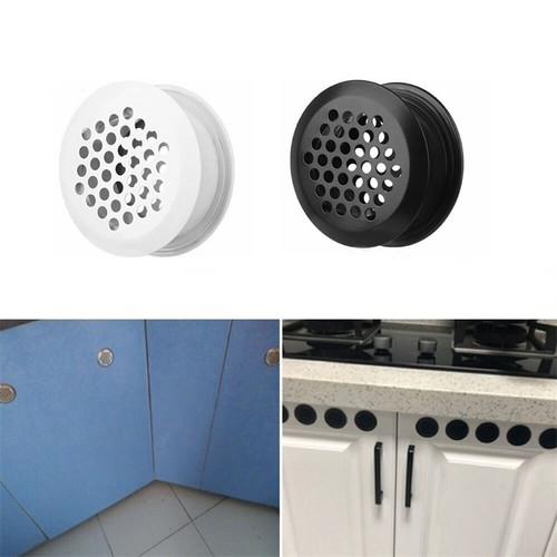 Silver Tone Round Mesh Design 2pcs Air Permeable Covers Breathable Design - Picture 8 of 12