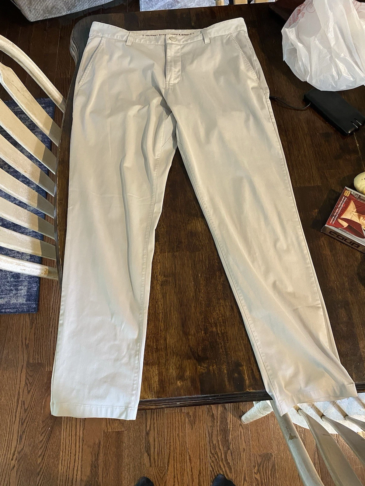 Commuter Pants Mens 34x32 Tan Stretch Golf Performance Rhone