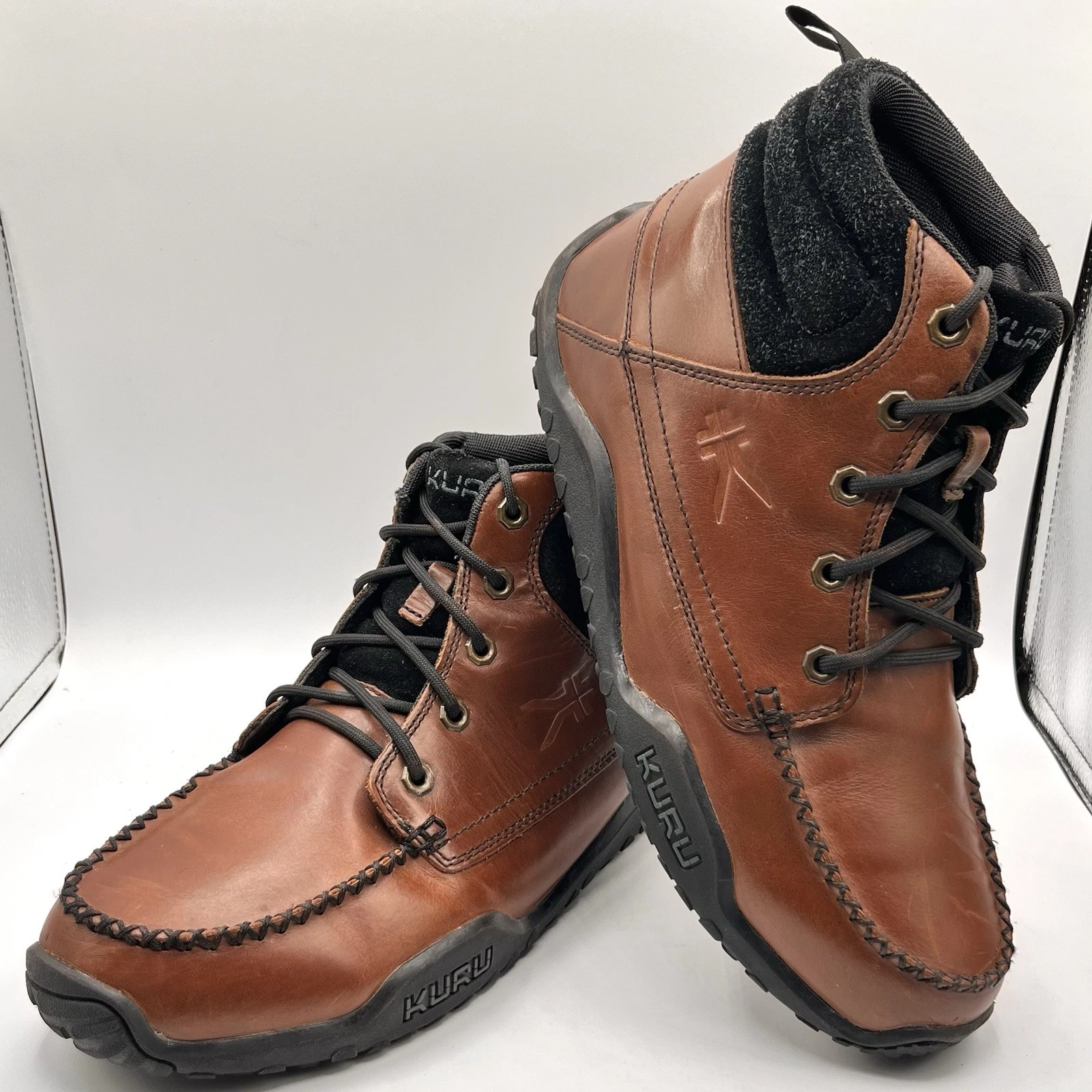 KURU Quest Men's Brown Leather Ankle Lace Up Camp Hiking Boots US Size 11
Opens in a new window or t