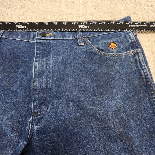 Wrangler FR Jeans Men 36x34 *READ 13 Mwz Cowboy Cut Flame Resistant Workwear - Picture 3 of 9