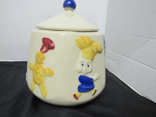 Cookie Jar Vintage Original SHAWNEE CHEF 8 1/2 Tall 1950's USA Art Pottery