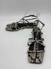 Pre-Owned Sigerson Morrison Black Size 38 Strappy Sandals