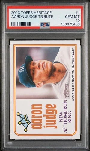 2023 Topps Heritage - Aaron Judge Tribute - PSA 10