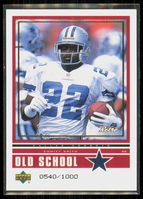 1999 Upper Deck Retro Old New School Emmitt Smith Fred Taylor /1000 #ON6