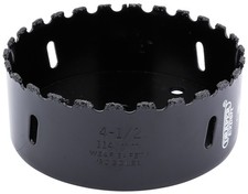 Image of DRAPER Tungsten Carbide Grit Hole Saw, 114mm [34969]