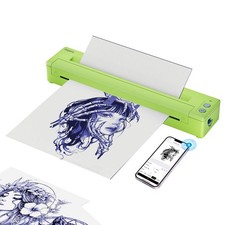 Tattoo Transfer Printer Thermal Bluetooth Wireless Temporary Tattoo Stencil P...