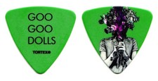 Goo Dolls Robby Takac Green Bass Guitar Pick - 2022 Chaos In Bloom Tour