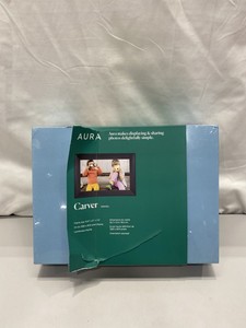 Aura Carver Gravel WiFi Digital Black Picture Frame 10in- Sealed