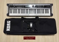 Korg X50 61-Key Keyboard Synthesizer with Soft Case and Adapter Used from Japan