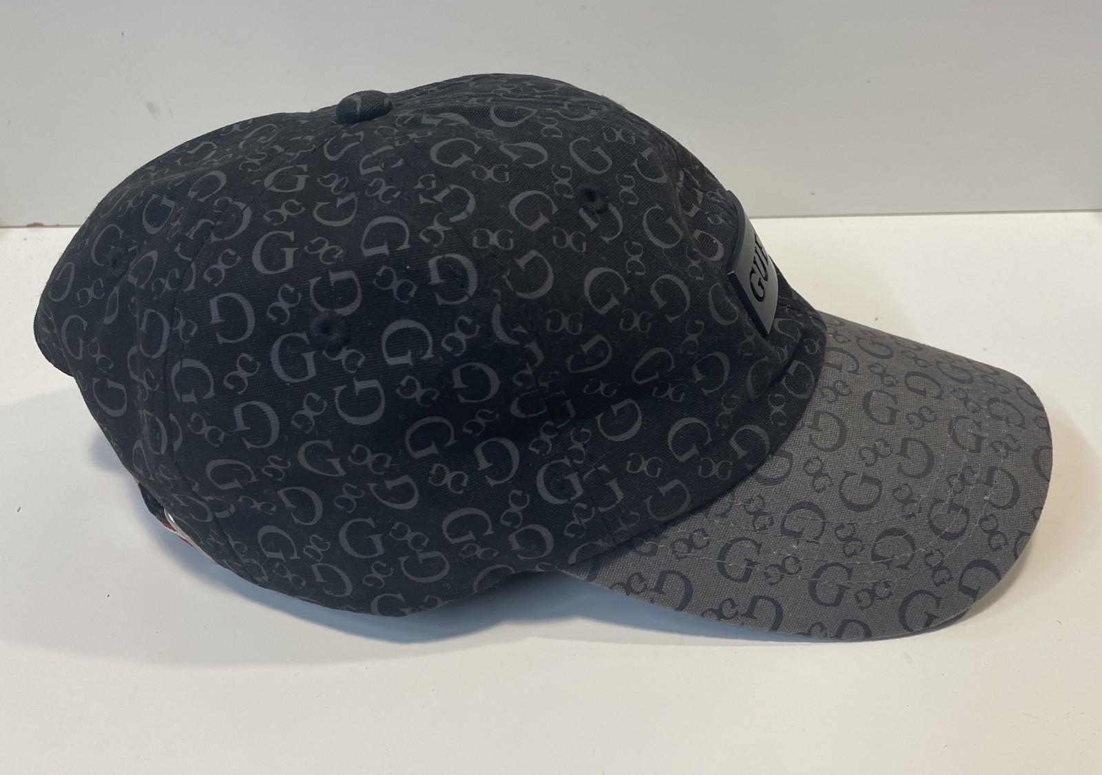 GUESS Allover Logo Monogram Strapback Baseball Ca… - image 5