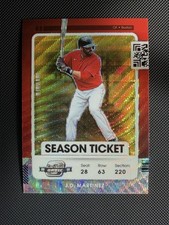 2021 Panini Contenders Optic Gold Wave #40 J.D. Martinez Boston Red Sox