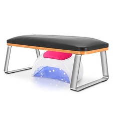 Big Arm Rest for Nails Tech, Sturdy Nail Arm Rest Manicure Hand Rest with Sta...