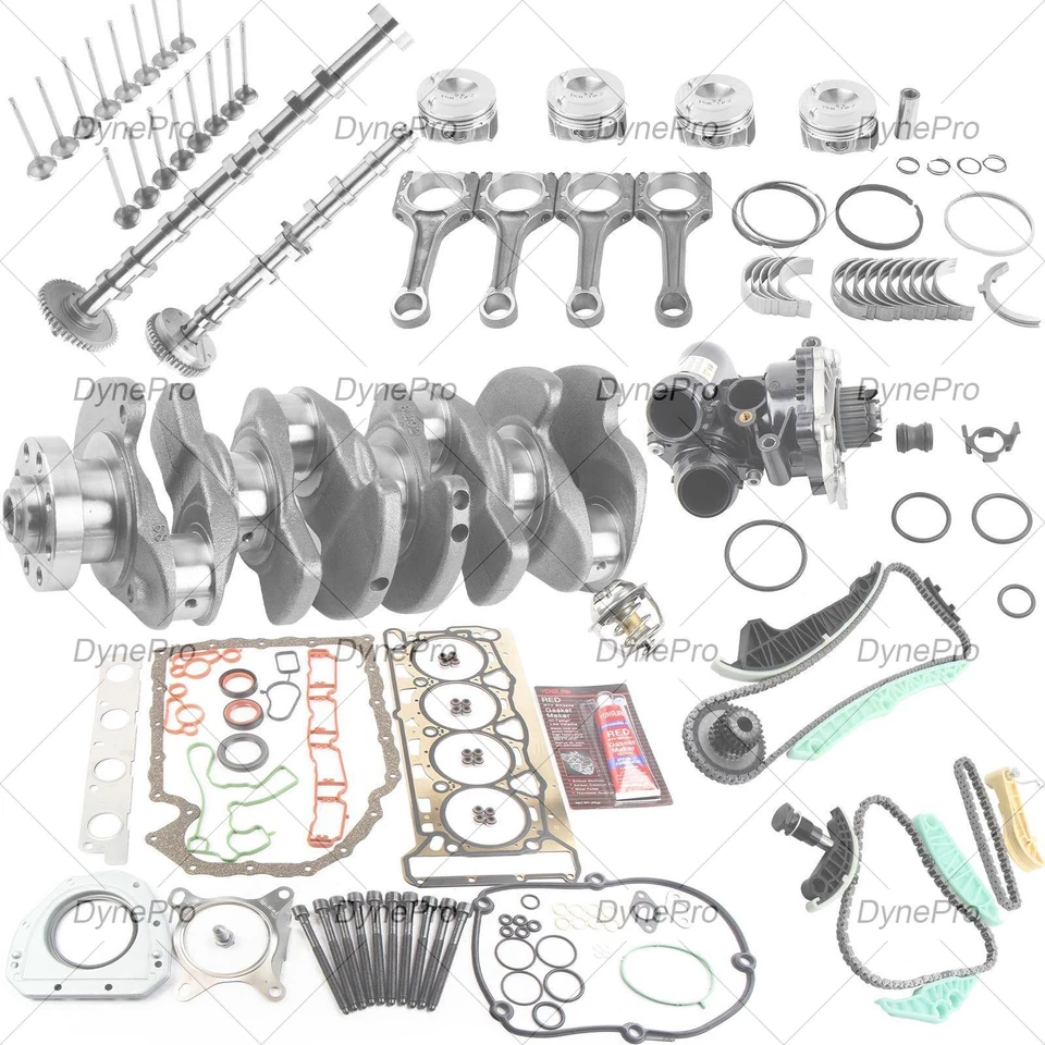 Juego completo de distribución de reconstrucción de motor CCTA 2,0 L cigüeñal para Audi VW Foto 3 de 4