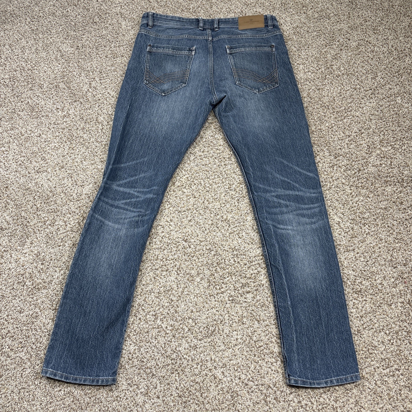 Tom Tailor Marvin Straight Jeans Mens 33/34 Medium Wash Fits 34 X 32 - View 15