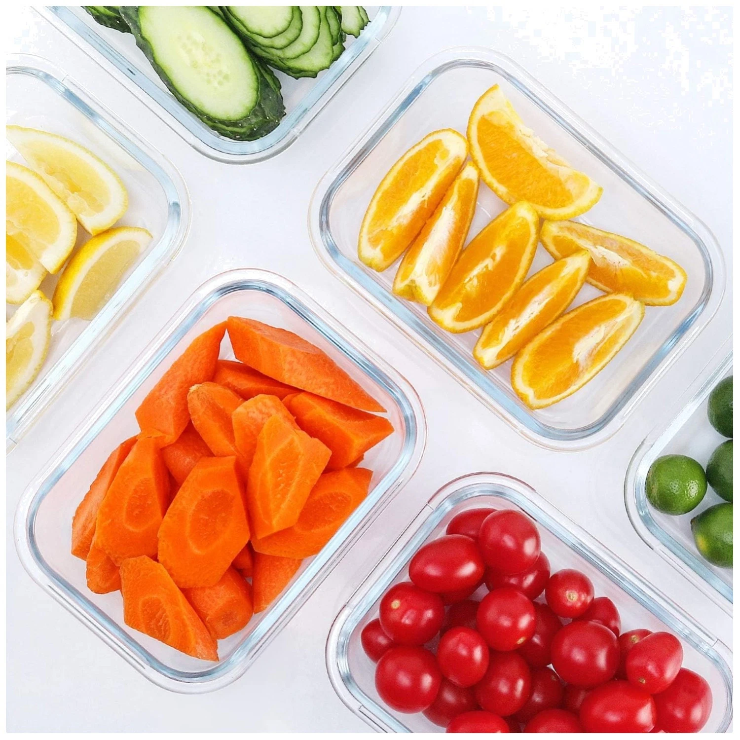 Snap Lock Glass Food Storage Containers - 10 Pack
Opens in a new window or tab