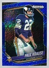2025 Panini Prizm Black Football Blue Shimmer FOTL Paul Krause #88