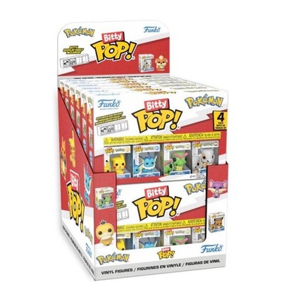 Funko Bitty POP! Pokemon 4er Pack 3 cm OVP NEU (Zufällige Auswahl)