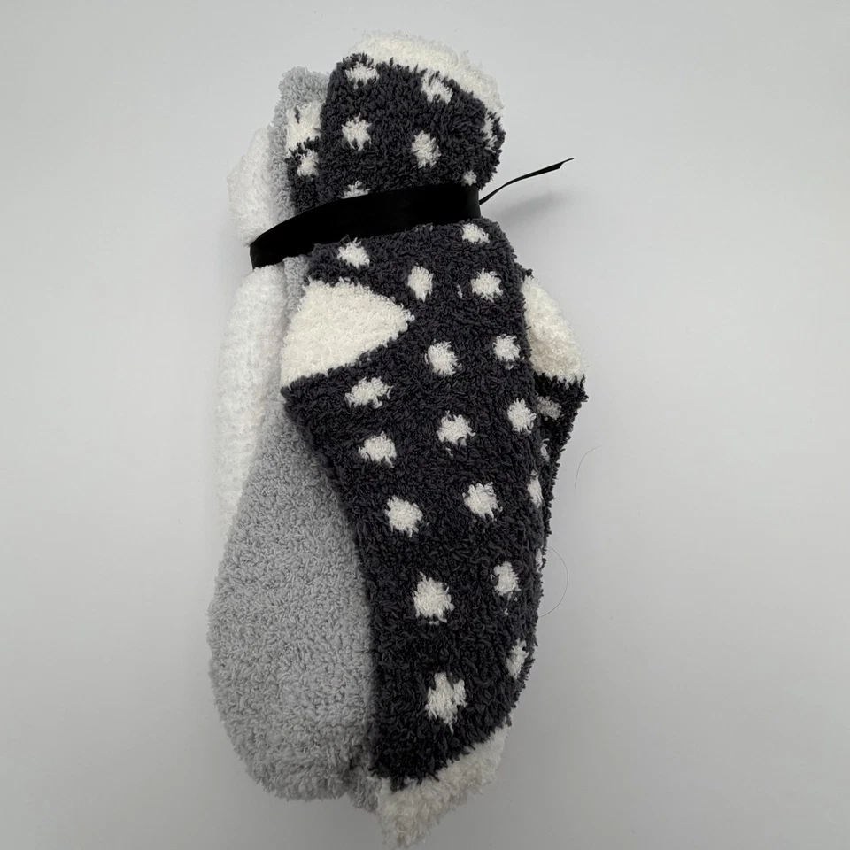 Ellen Tracy Women’s 4 Pair Cozy Fuzzy Socks Pack Size 9-11 NWT - Image 3 of 4