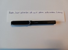 Lamy Füller Füllfederhalter schwarz Feder M