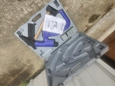 Central Pneumatic Contractor Series Stapler With Hammer And Case 90399