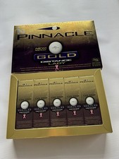 Pinnacle Gold Distance Lady golf balls 15 Balls 5 Packs Of 3
