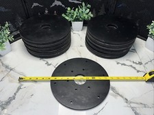 21 QTY! BULK LOT- Floor Buffer Rubber Pad Floor Sander 9-1/2” OD X 2” ID Bore