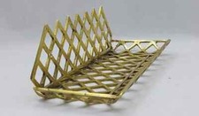 Unlacquered solid brass wall shelf , shelf for shower , brass bathroom shelf