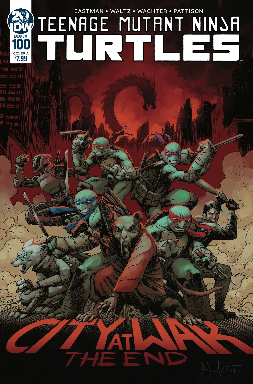 TEENAGE MUTANT NINJA TURTLES #100 - Cover A - Back Issue
