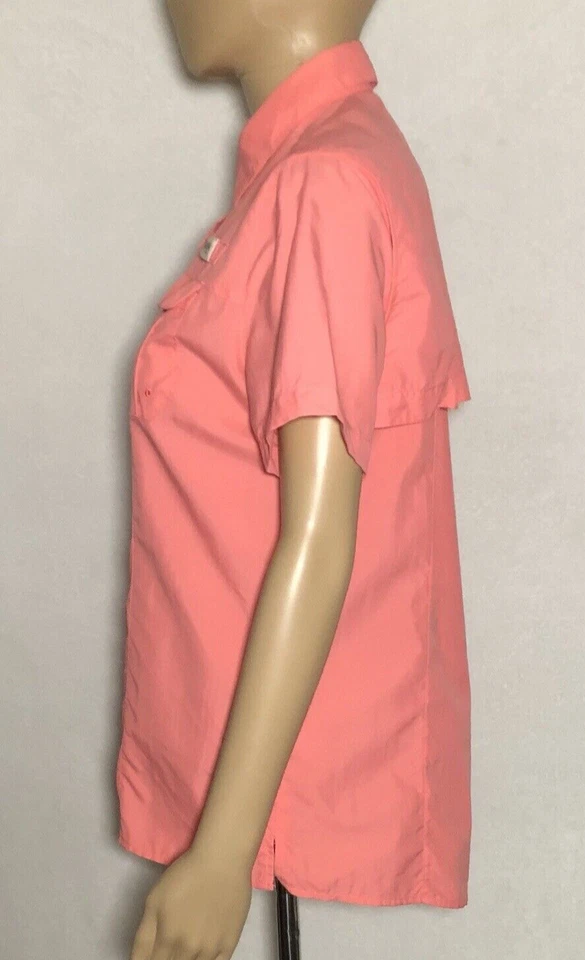 Magellan Fish Gear Women's Moisture Wicking Shirt Short Sleeve Coral XS - Image 4 of 4