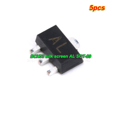 5 Stück SMD Transistoren BCX53/BCX56-16 Siebdruck AL/BL SOT-89 PNP/NPN Triode 