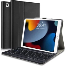 Bluetooth Keyboard With Smart Case Cover For iPad 9th 8th Generation 10.2" Air 3