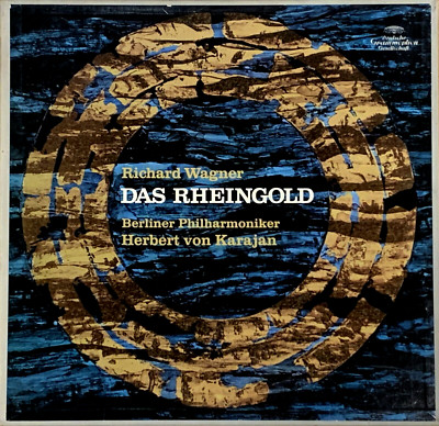 【中古】 Das Rheingold: Karajan(Cond)bjorling (’51) Richard Wagner Das Rheingold KARAJAN Original DGG 3 LP Box